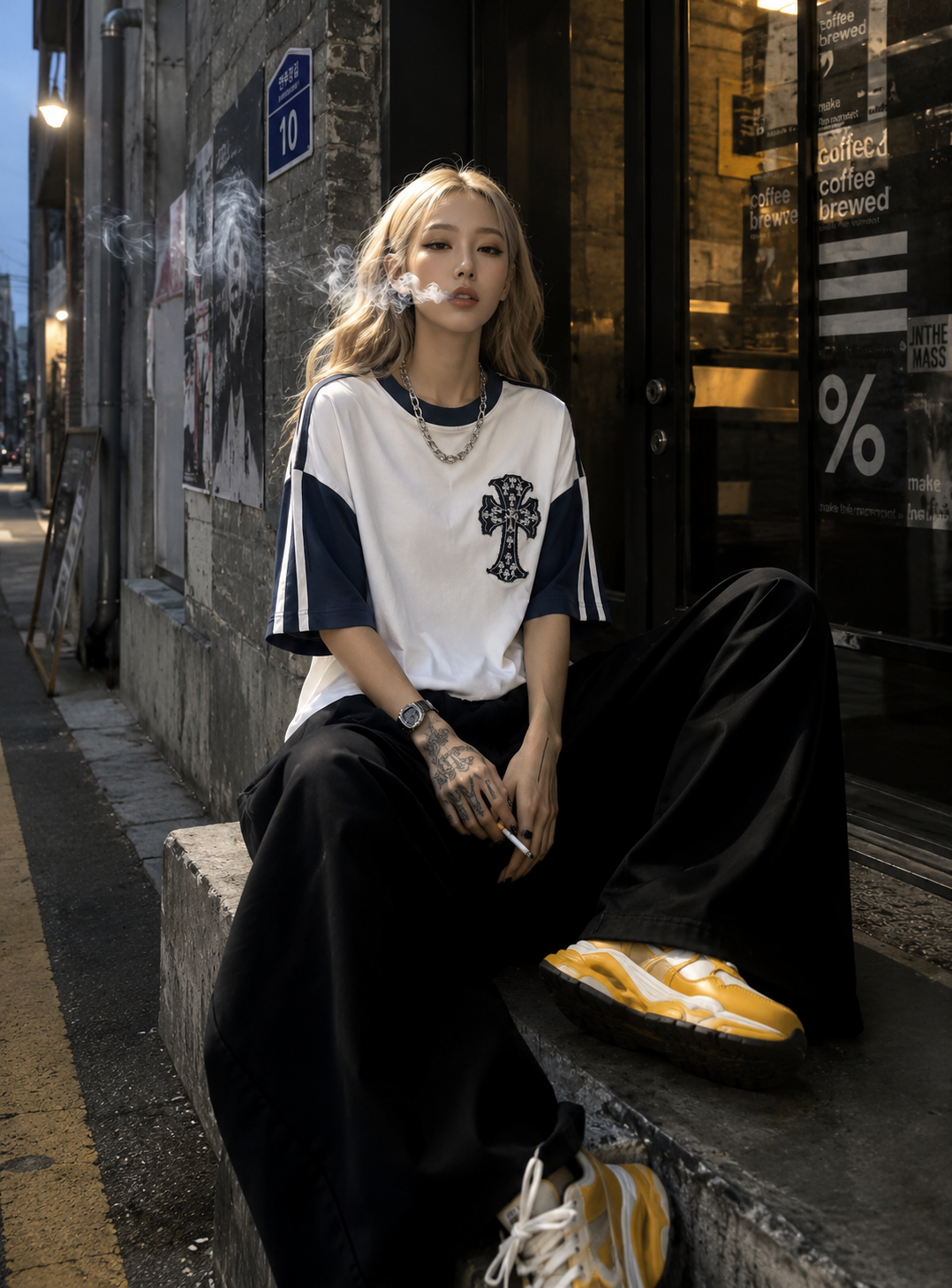 NOCTVRA Cross Border Tee